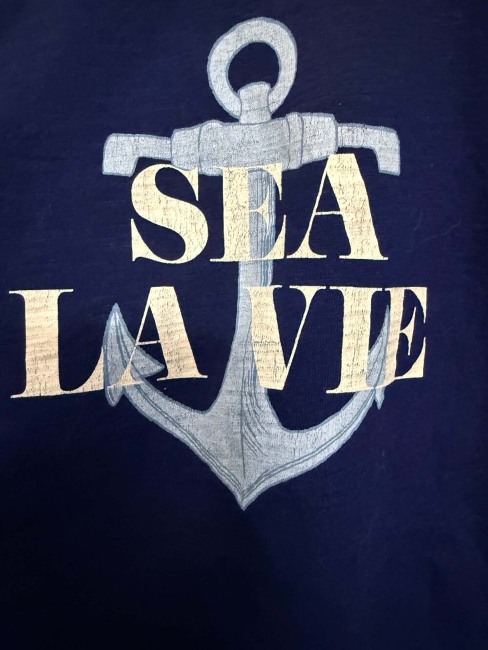 Maeve Anthropologie "Sea La Vie" Nautical Graphic Tee